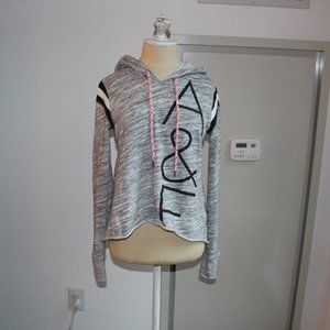 Abercrombie & Fitch Gray Cropped Hoodie